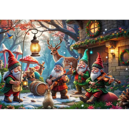 Alipson Enchanted Christmas in the Woods Puzzel 1000 stukjes