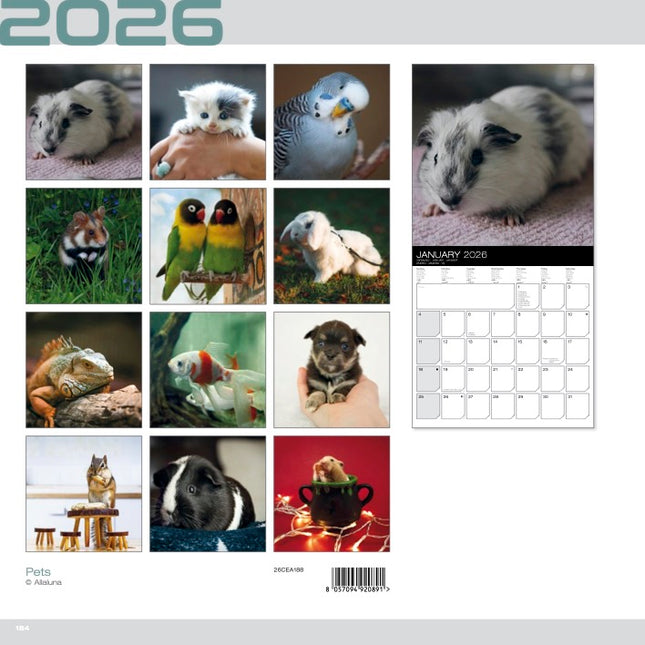 Allaluna Dieren Kalender 2026