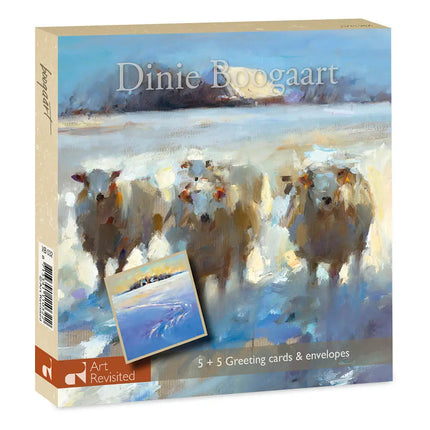 Art Revisited Dinie Boogaart Kerstkaarten 2x 5 Stuks