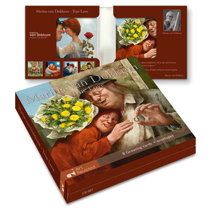 Art Revisited Kaartenmapje Marius van Dokkum- True Love 8 Kaarten