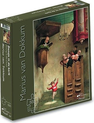 Art Revisited Marius van Dokkum Dansje in de Kerk Puzzel 500 Stukjes