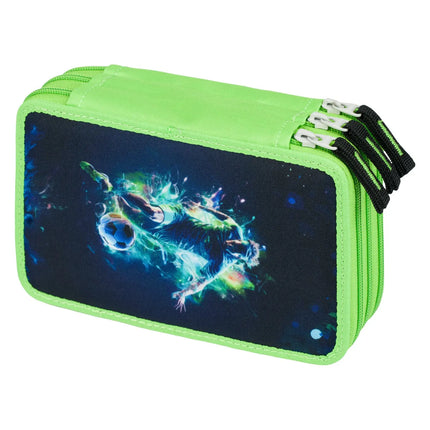 Baagl Baagl Luxe Etui - Pennenzak Voetballer 3-ritsen