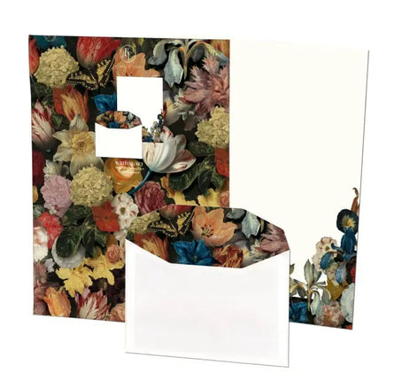 Bekking & Blitz Briefpapier met enveloppen: Floral & Toile, The Fitzwilliam Museum