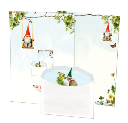 Bekking & Blitz Briefpapier met enveloppen: Rien Poortvliet Kabouter