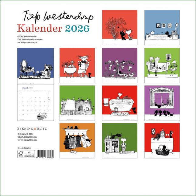 Bekking & Blitz Fiep Westendorp Kalender 2026