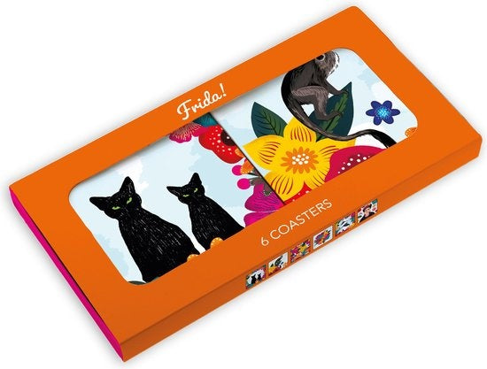 Bekking & Blitz Frida Kahlo Onderzetters 6 stuks