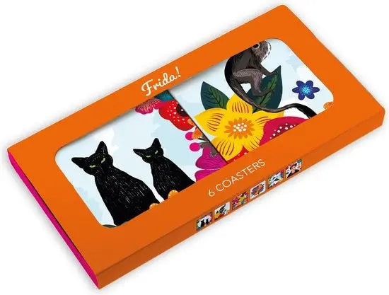 Bekking & Blitz Frida Kahlo Onderzetters 6 stuks