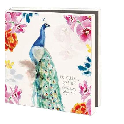 Bekking & Blitz Kaartenmapje Colourful spring, Michelle Dujardin 10 Stuks