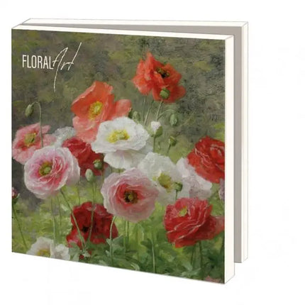 Bekking & Blitz Kaartenmapje Floral Art 10 Stuks
