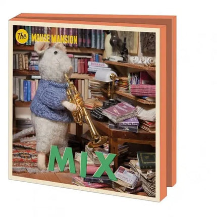 Bekking & Blitz Kaartenmapje Het Muizenhuis, Mix 10 Stuks met Enveloppen