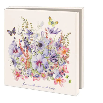 Bekking & Blitz Kaartenmapje Vierkant: Hibiscus, Janneke Brinkman-Salentijn