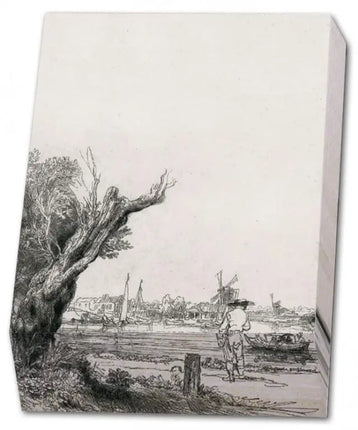 Bekking & Blitz Memo blocnote: De Omval, Rembrandt van Rijn, Museum Het Rembrandthuis