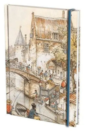 Bekking & Blitz Notitieboek A5, harde kaft: Stadsgezicht, Anton Pieck