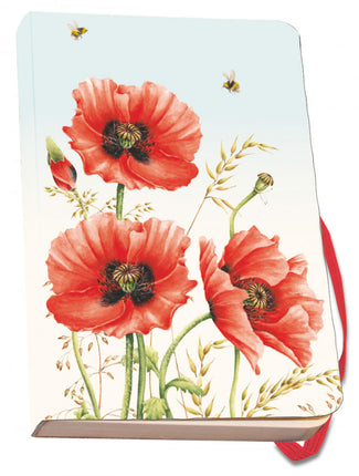 Bekking & Blitz Notitieboek A6, zachte kaft: Klaprozen, Janneke Brinkman-Salentijn