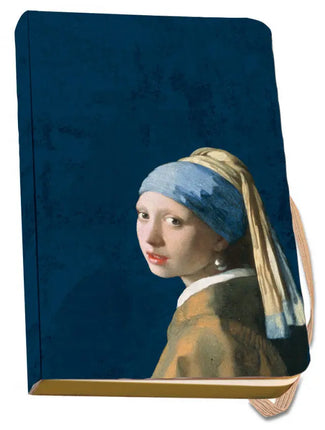Bekking & Blitz Notitieboek A6, zachte kaft: Meisje met de parel Vermeer, Mauritshuis