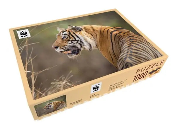 Bekking & Blitz Puzzel (1000 stukjes): Bengaalse tijger, Jeff Goldberg, Wereld Natuurfonds