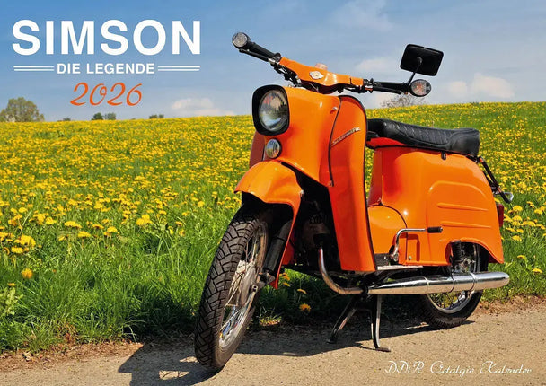 Blaustein Simson Scooter A3 Kalender 2026