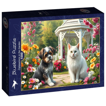 bluebird Companions in the Garden Puzzel 1000 Stukjes