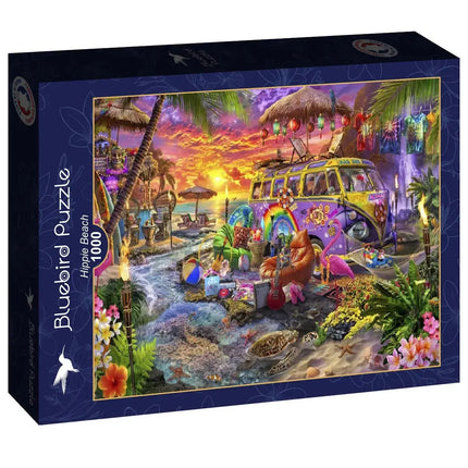 bluebird Hippie Beach Puzzel 1000 Stukjes