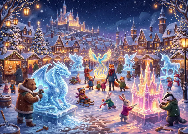 bluebird Ice Sculptures Puzzel 500 stukjes
