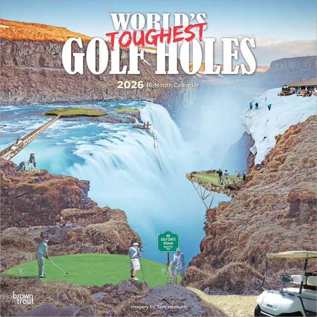Browntrout World's Toughest Golf Holes Kalender 2026