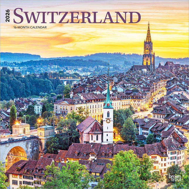 Browntrout Zwitserland / Switzerland Kalender 2026
