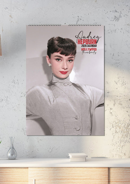CalendarsRUs Audrey Hepburn A3 Kalender 2026