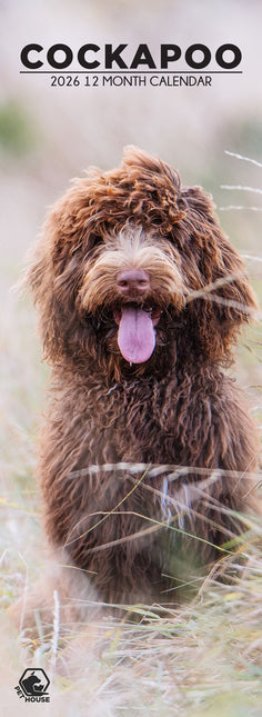 CalendarsRUs Cockapoo Slimline Kalender 2026