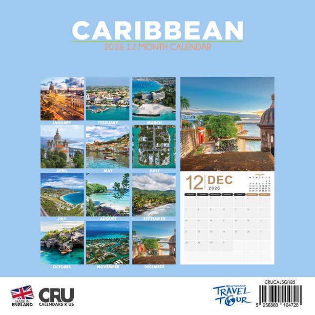CalendarsRUs De Caribbean Kalender 2026