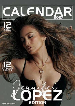 CalendarsRUs Jennifer Lopez A3 Kalender 2027