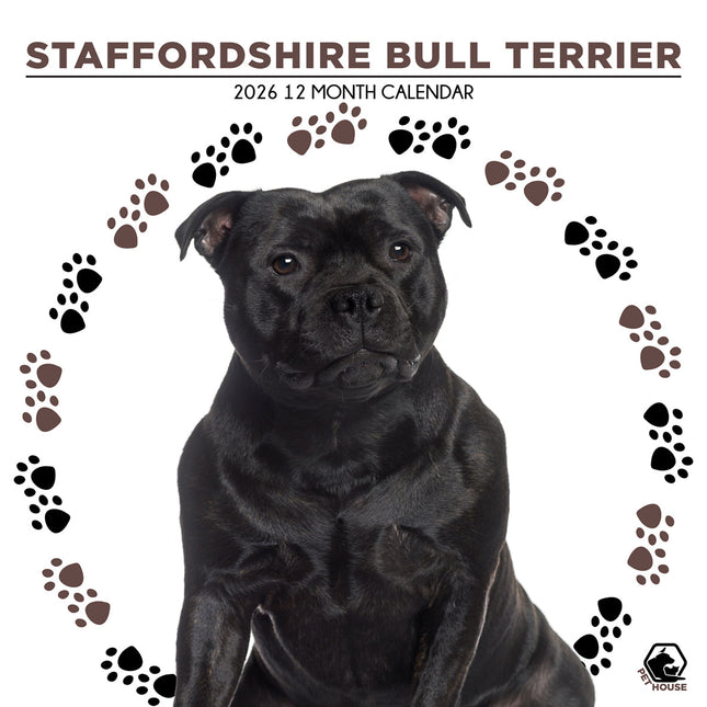 CalendarsRUs Staffordshire Bull Terrier Kalender 2026