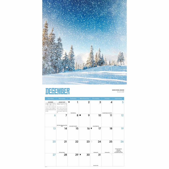 CarouselCalendars Extreem Weer Kalender 2026