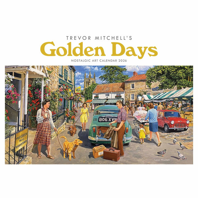 CarouselCalendars Golden Days A4 Planner 2026