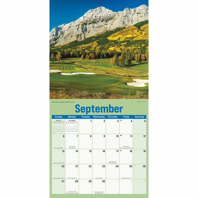 CarouselCalendars Golf Courses Kalender 2026