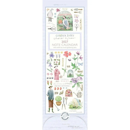 CarouselCalendars Judith Glover, Tuindagen Slim Kalender 2027