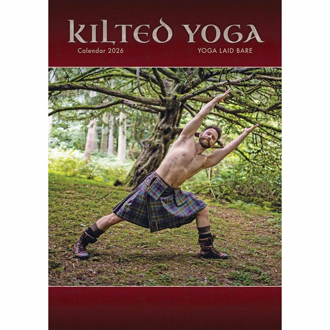 CarouselCalendars Kilted Yoga Kalender 2026 A3