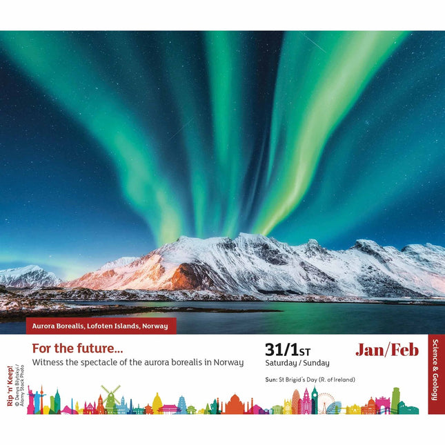 CarouselCalendars Mijn Ultieme Lijst Scheurkalender 2026 Boxed