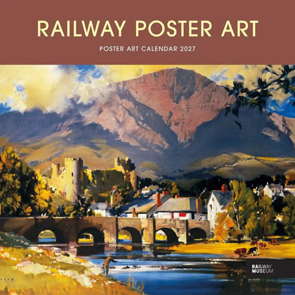 CarouselCalendars Railway Poster Art Kalender 2027