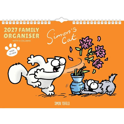 CarouselCalendars Simon's Cat A4 Familie Planner 2027