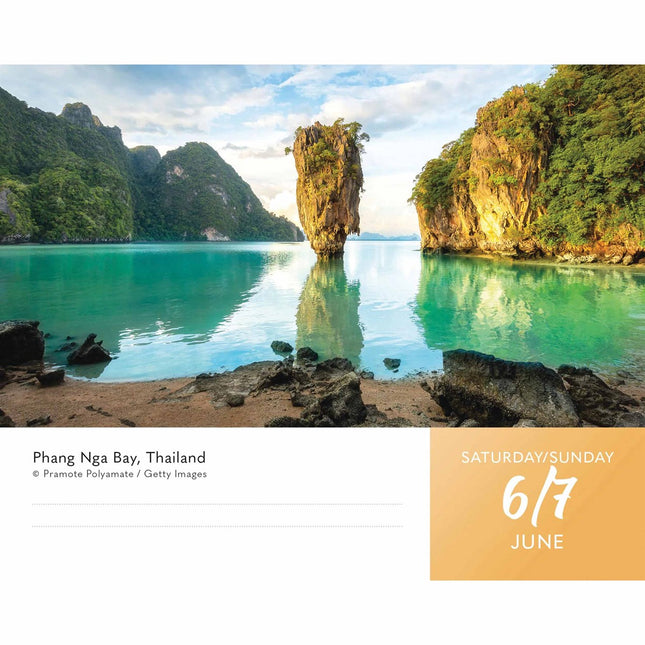 CarouselCalendars Stranden Scheurkalender 2026 Boxed