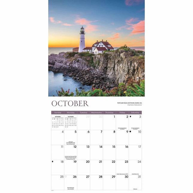 CarouselCalendars Vuurtoren Kalender 2026