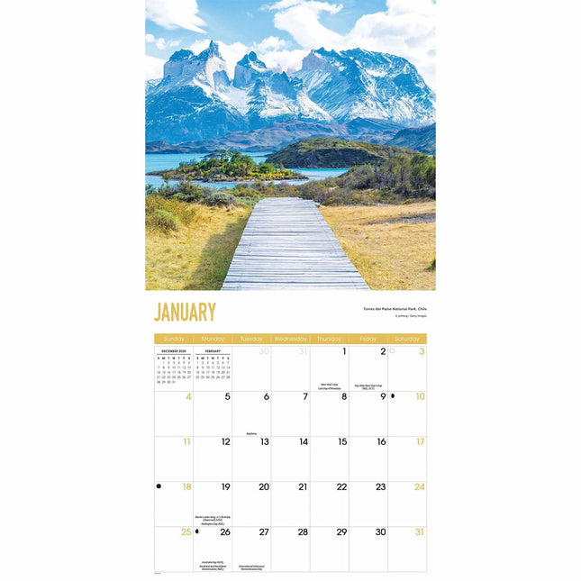 CarouselCalendars Wandelpaden Kalender 2026
