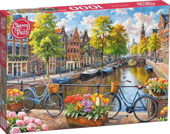 CherryPazzi Amsterdam Tulips Puzzel 1000 Stukjes