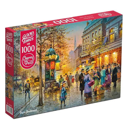CherryPazzi Paris Boulevard Puzzel 1000 Stukjes