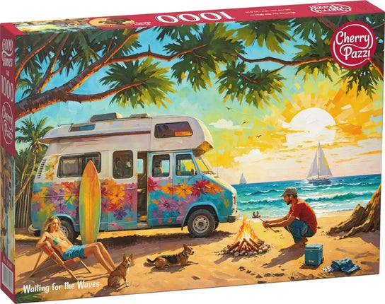 CherryPazzi Waiting for the Waves Puzzel 1000 Stukjes