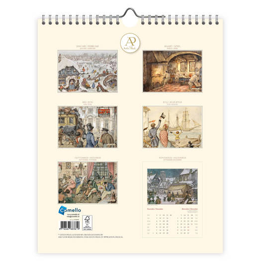 Comello Anton Pieck Het Veerhuis Kalender 2026