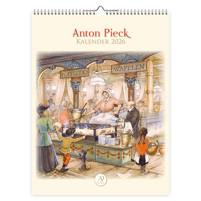 Comello Anton Pieck Kalender 2026 Groot Poffertjes & Wafelen
