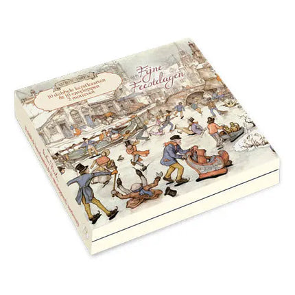 Comello Anton Pieck Kerstkaarten Kerstliedjes 10 Stuks
