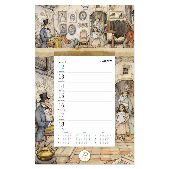 Comello Anton Pieck Weeknotitie op schild Fotograaf 2026