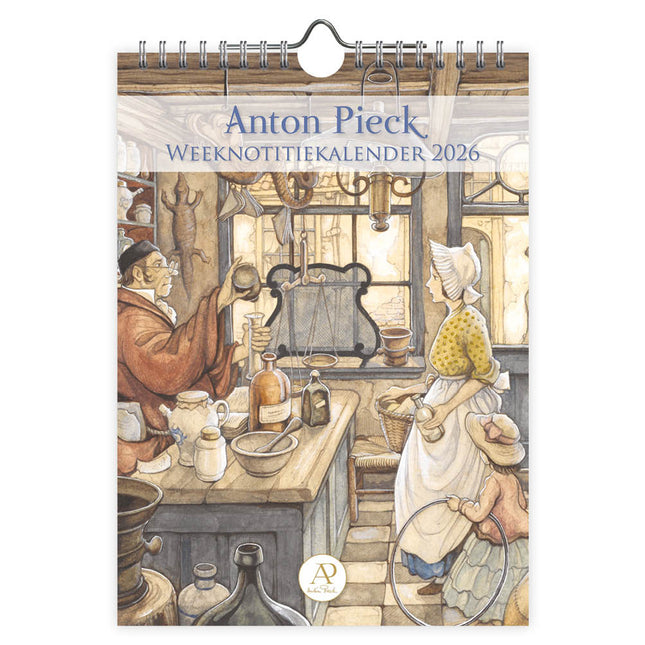 Comello Anton Pieck Weeknotitiekalender 2026 Apotheek